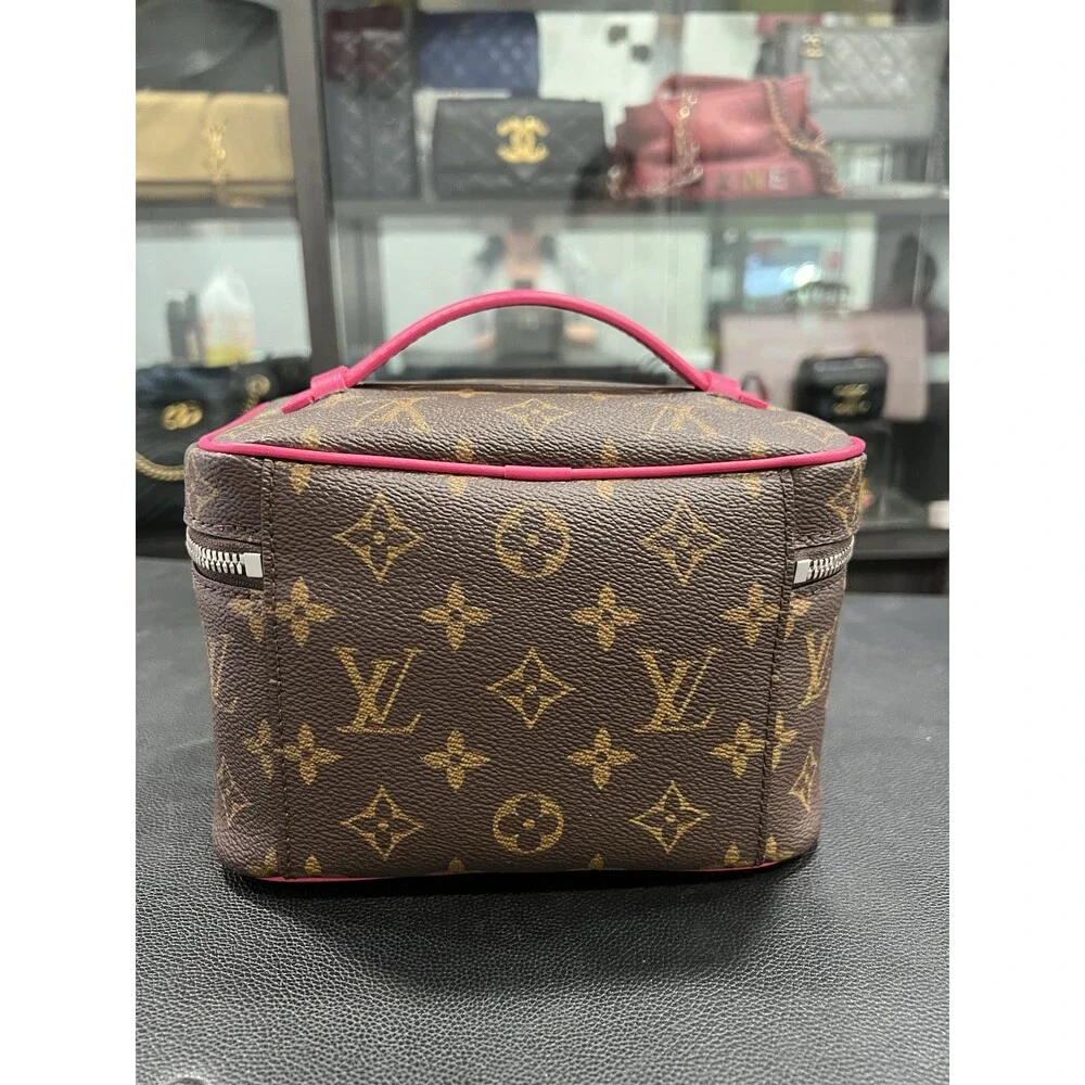 Louis Vuitton Nice Mini Canvas Bag Pink/ Monogram With Authenticity - Picture 7 of 12